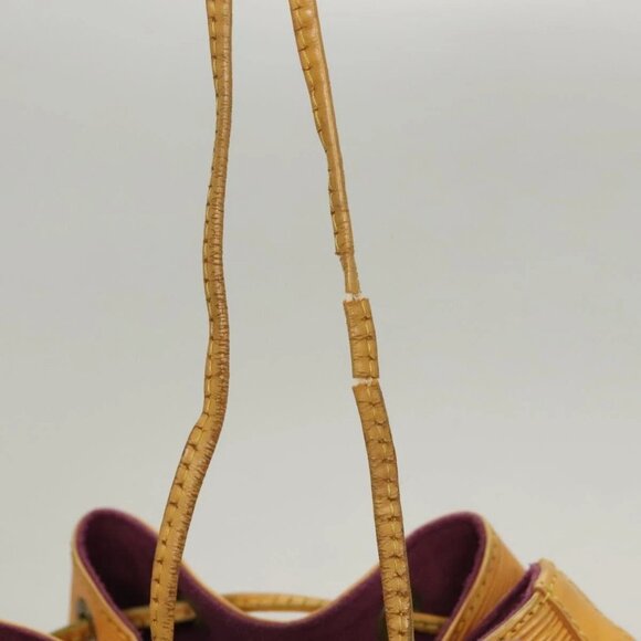 LOUIS VUITTON Epi Petit Noe Shoulder Bag Yellow M44109 LV Auth BD2091 - Picture 10 of 16